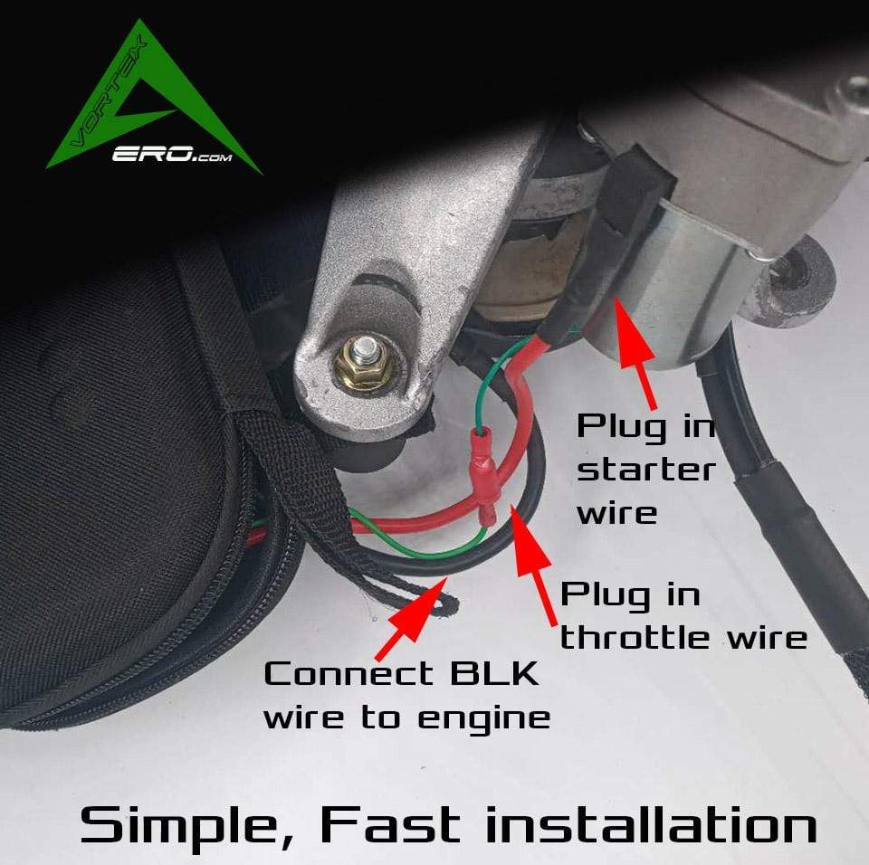 Vortexaero Paramotor Battery box and relay