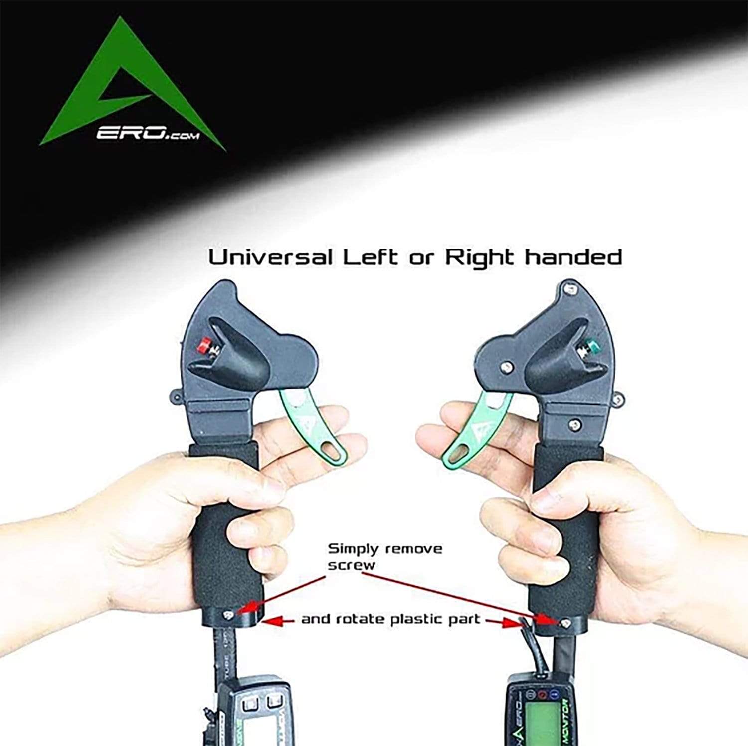 Vortexaero Left or Right handed Manual Start Throttle-Trigger/2 Finger w/Meter