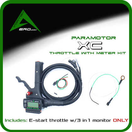 Vortexaero XC Electric Start Throttle-Meter Kit (Throttle + Engine monitor only)